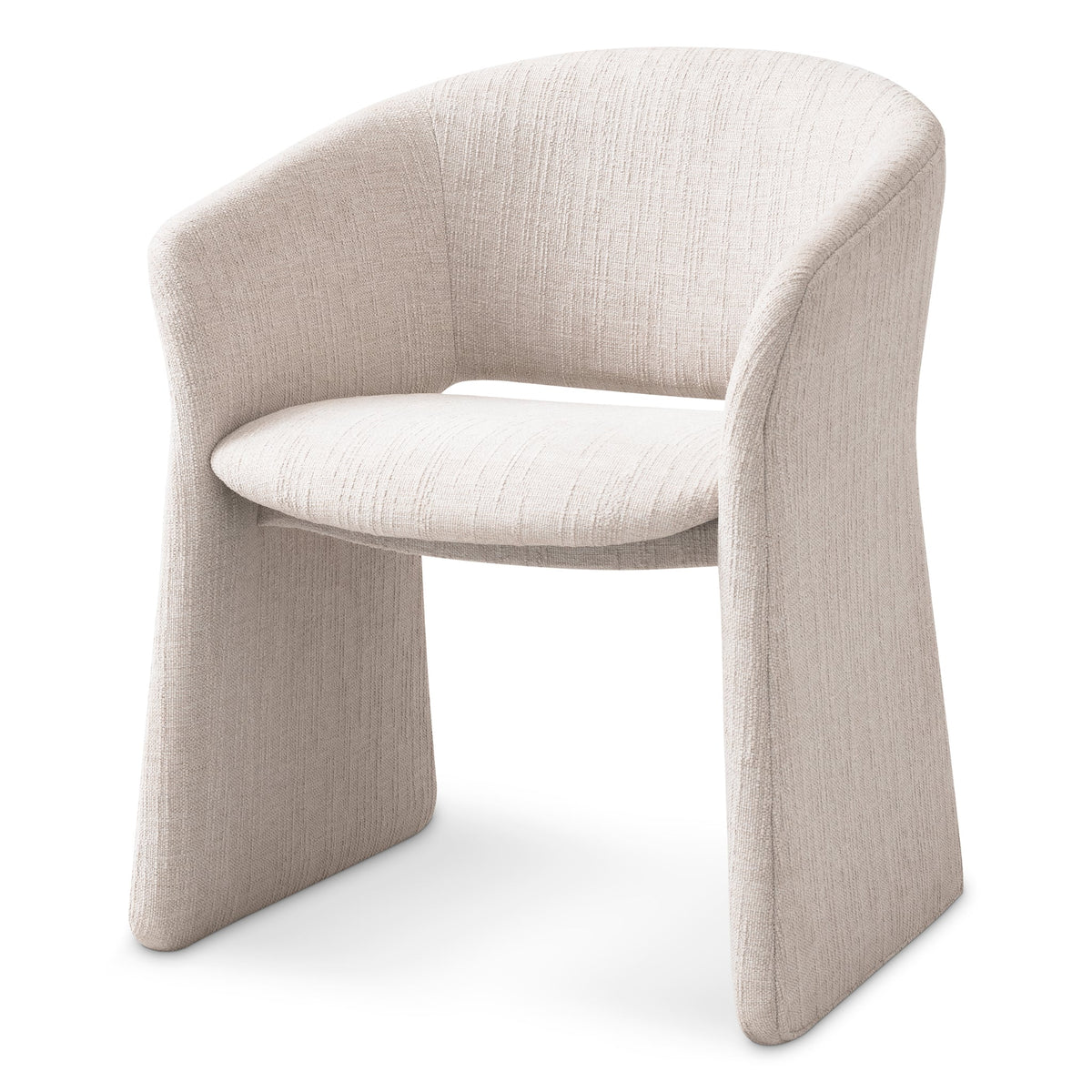 Beige Barrel-Back Dining Chair Cedric | Eichholtzmh.com