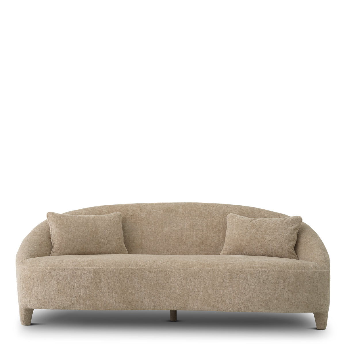 Beige Curved Sofa Avenley | Eichholtzmh.com
