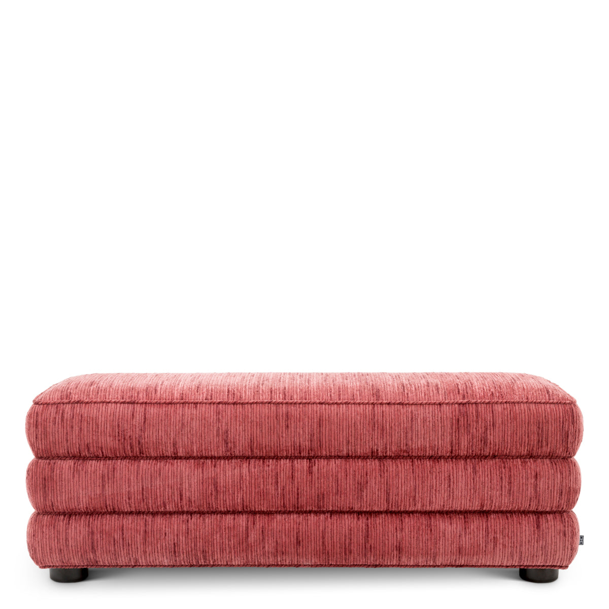 Upholstered Red Fabric Bench Helmsley | Eichholtzmh.com