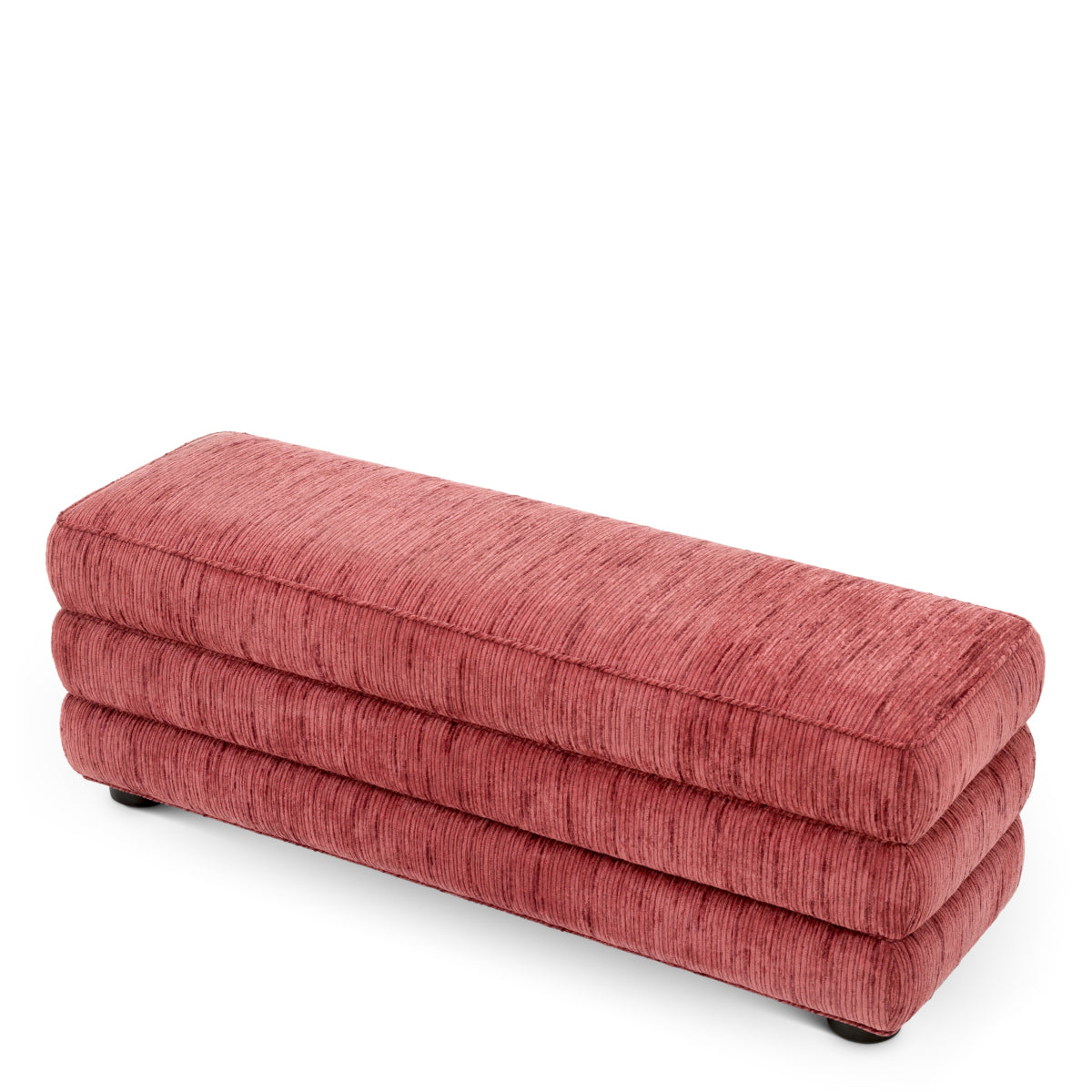 Upholstered Red Fabric Bench Helmsley | Eichholtzmh.com