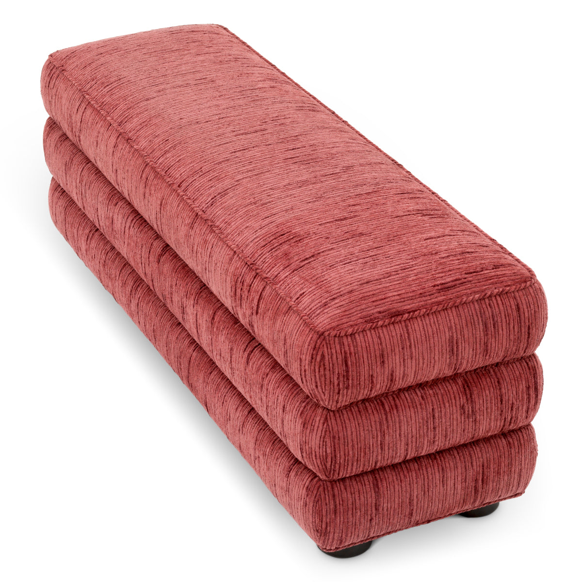 Upholstered Red Fabric Bench Helmsley | Eichholtzmh.com