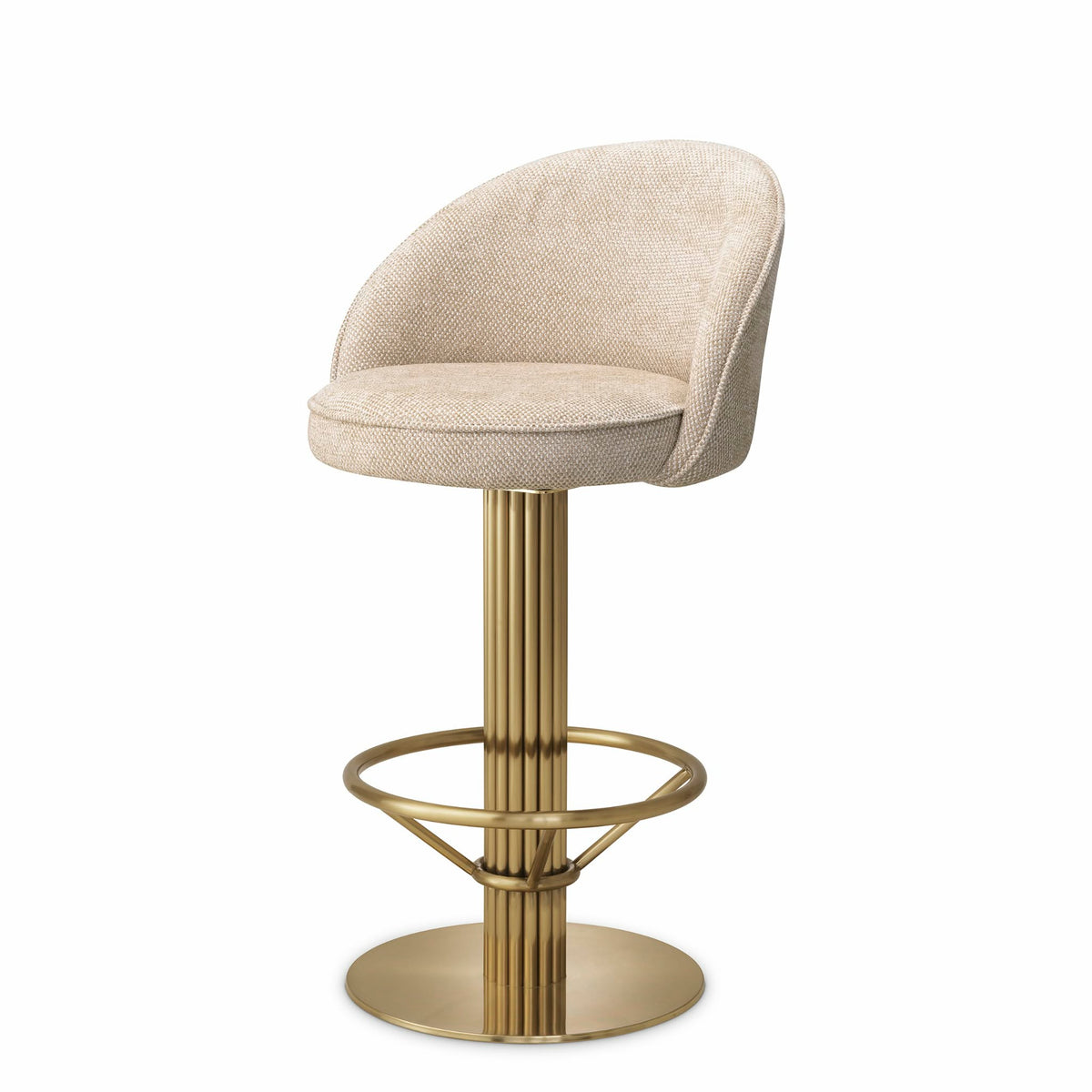 Beige Swivel Counter Stool Dorland | Eichholtzmh.com
