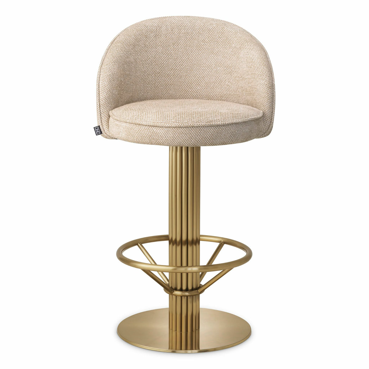 Beige Swivel Counter Stool Dorland | Eichholtzmh.com