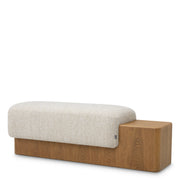 Upholstered Column Bench Colburn | Eichholtzmh.com