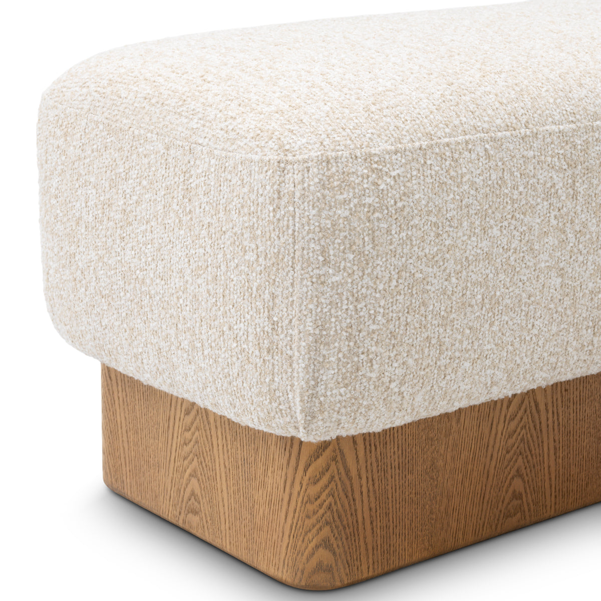 Upholstered Column Bench Colburn | Eichholtzmh.com