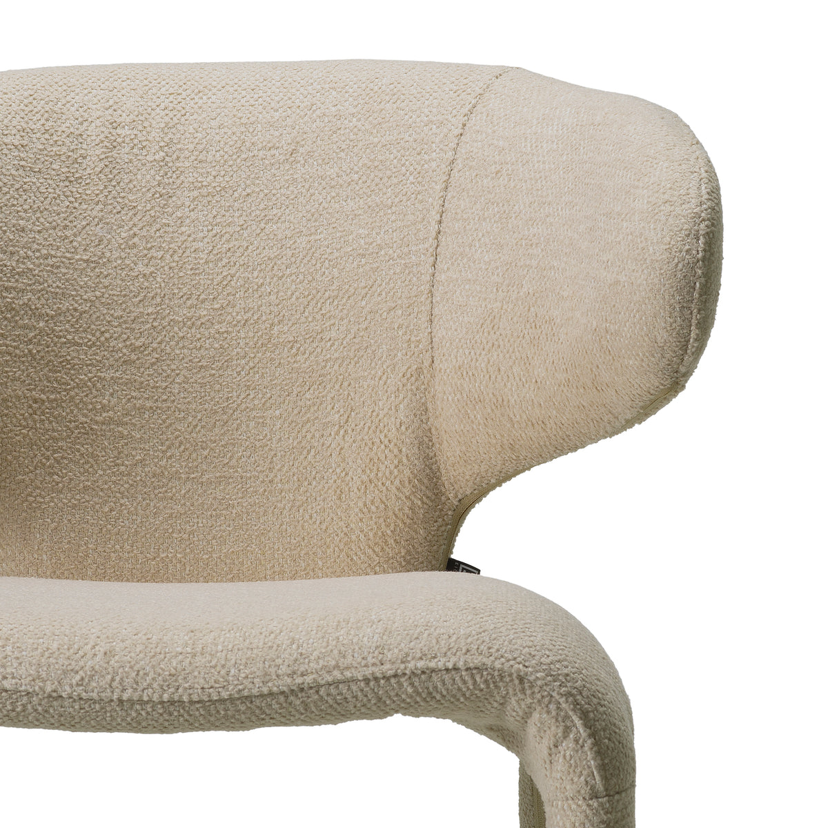 Curved-Back Upholstered Bar Stool Josephine | Eichholtzmh.com