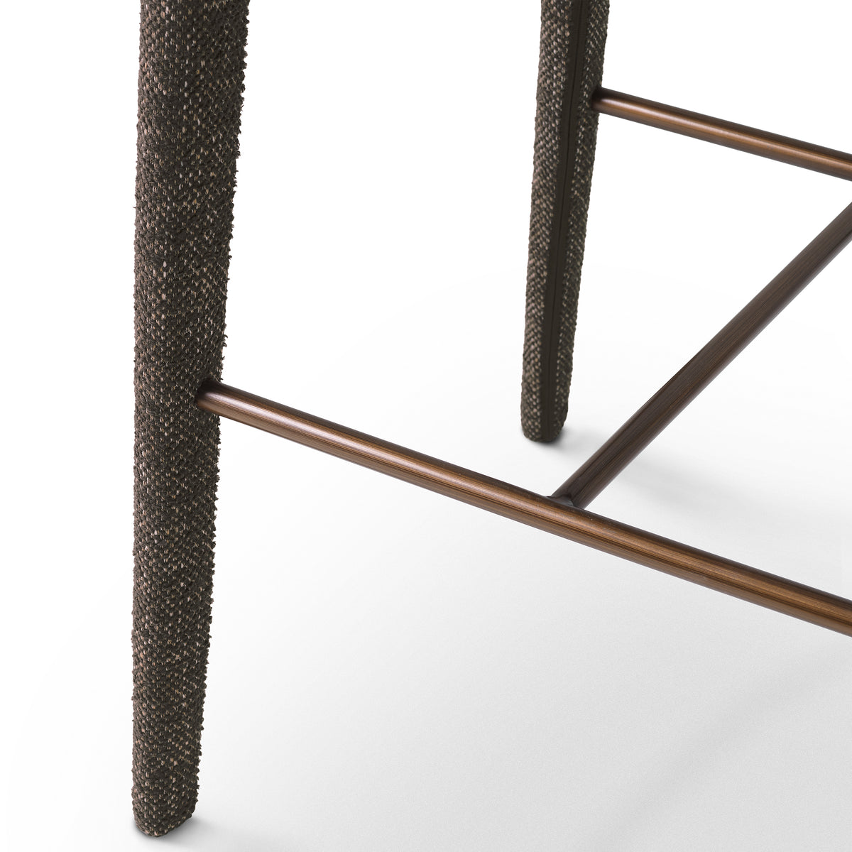 Curved-Back Upholstered Counter Stool Josephine | Eichholtzmh.com