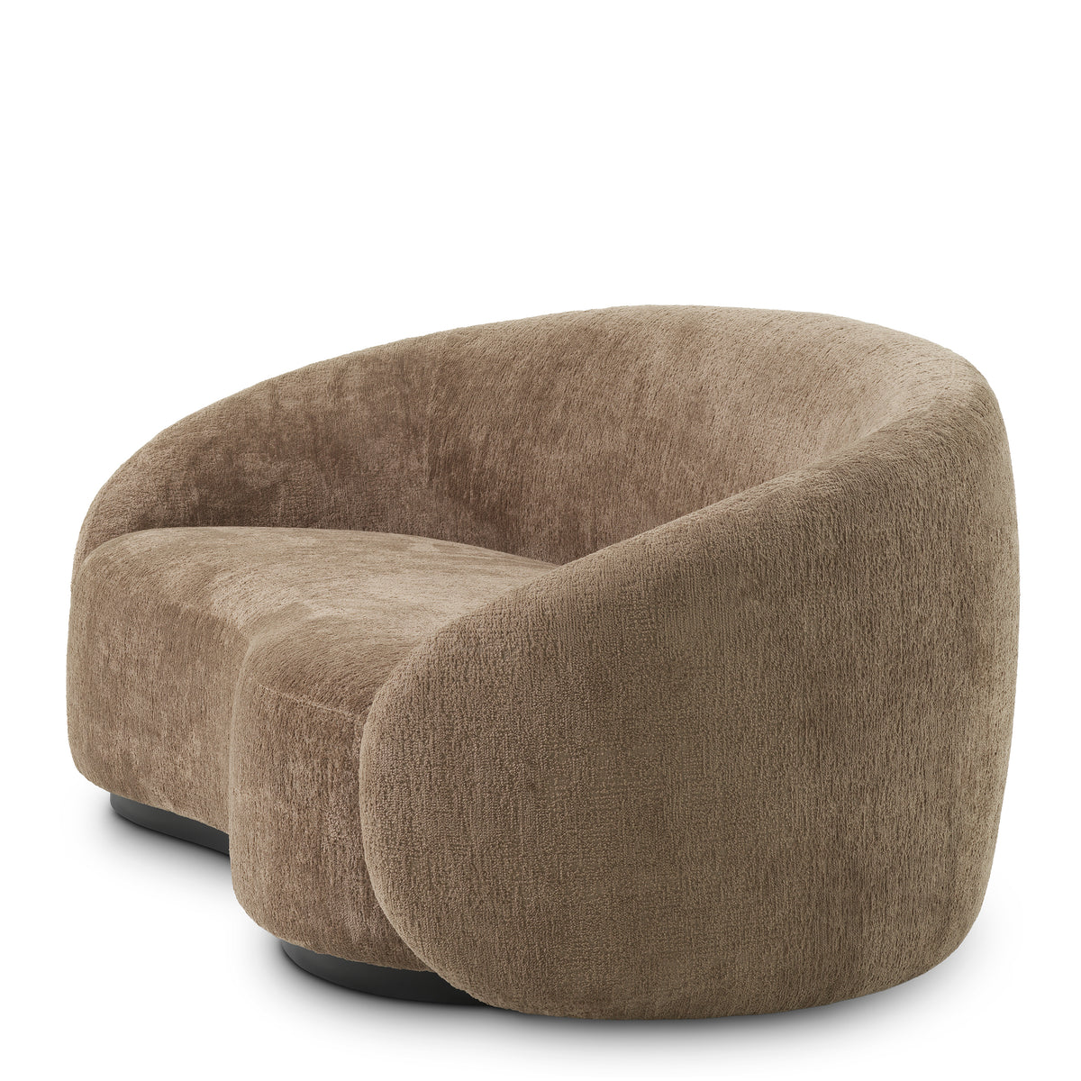 Brown Curved Sofa S Amore | Eichholtzmh.com