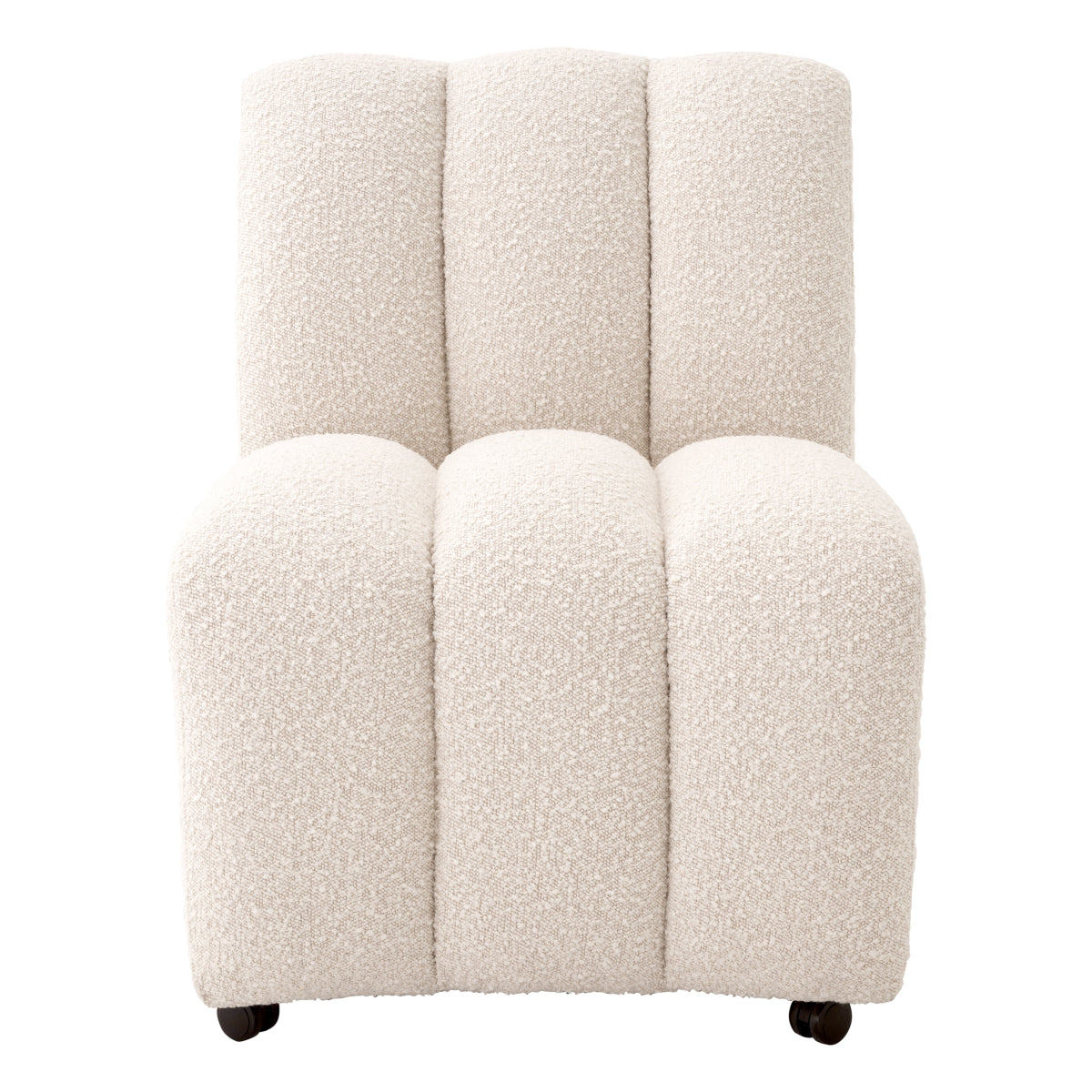 Bouclé Channeled Dining Chair Kelly | Eichholtzmh.com