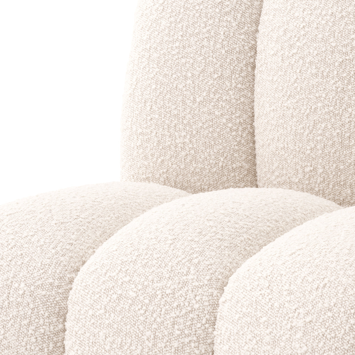 Bouclé Channeled Dining Chair Kelly | Eichholtzmh.com
