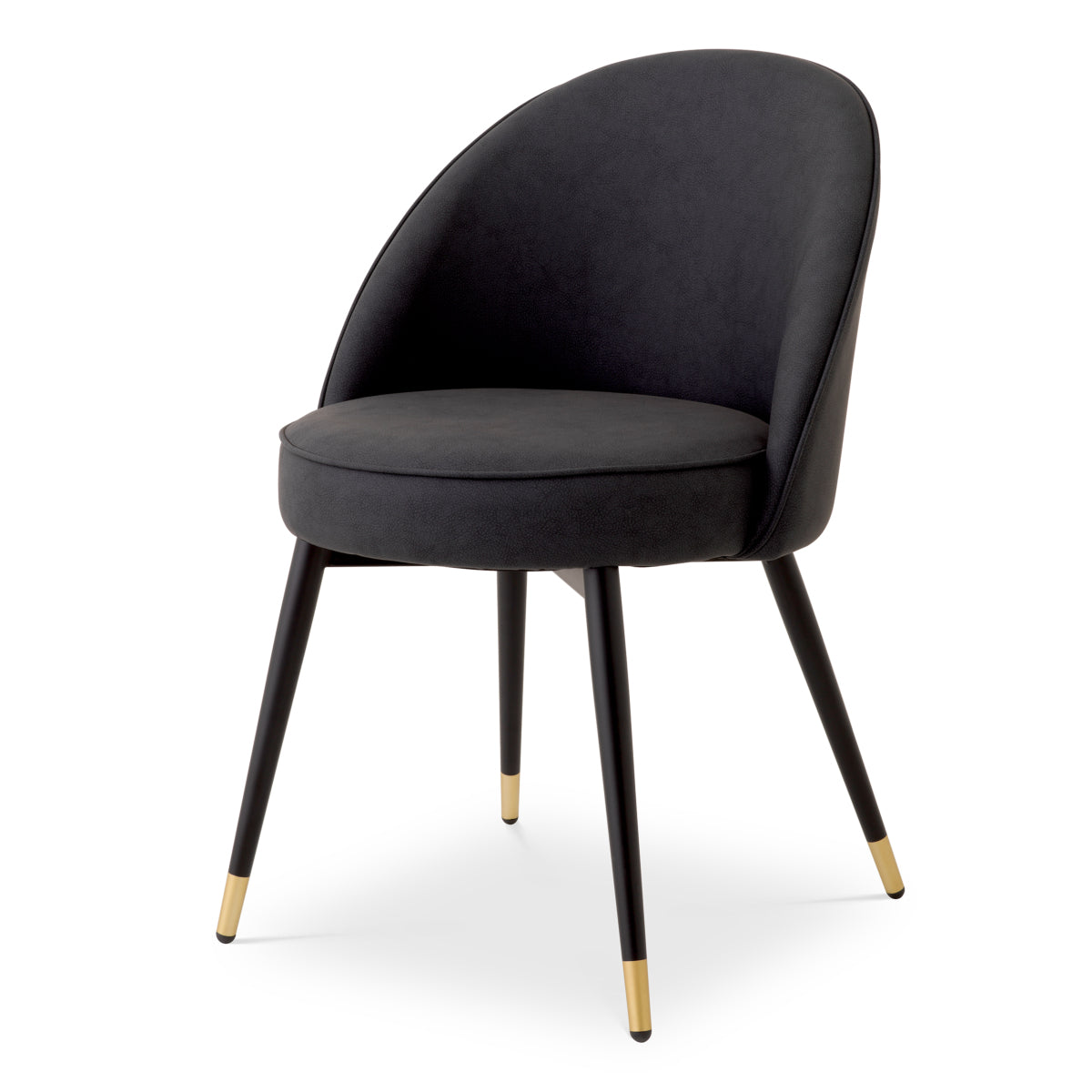 Gray Curved Back Dining Chair Set (2) Cooper