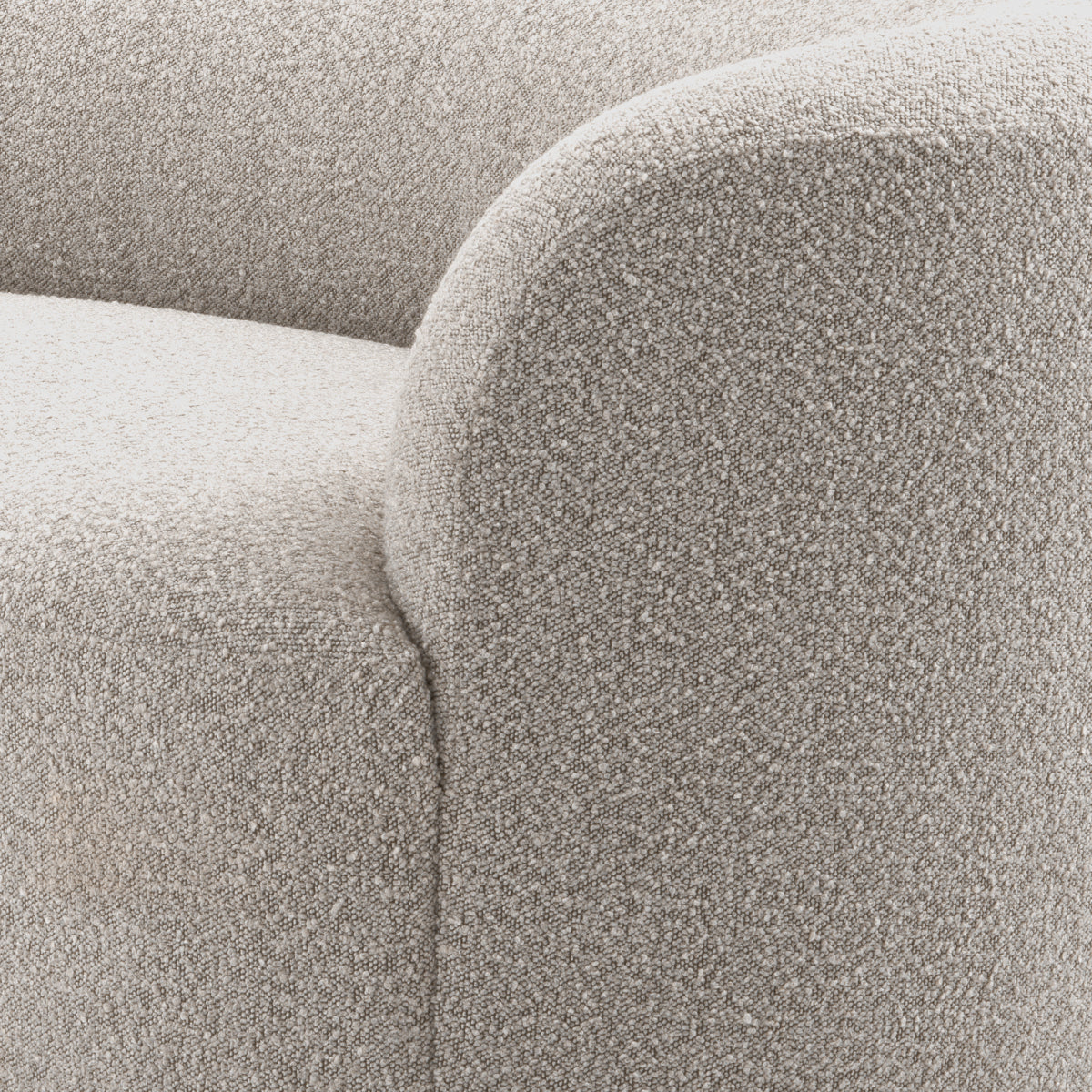 Bouclé Minimalist Sofa Morten | Eichholtzmh.com