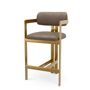 Leather Upholstered Counter Stool Donato | Eichholtzmh.com 