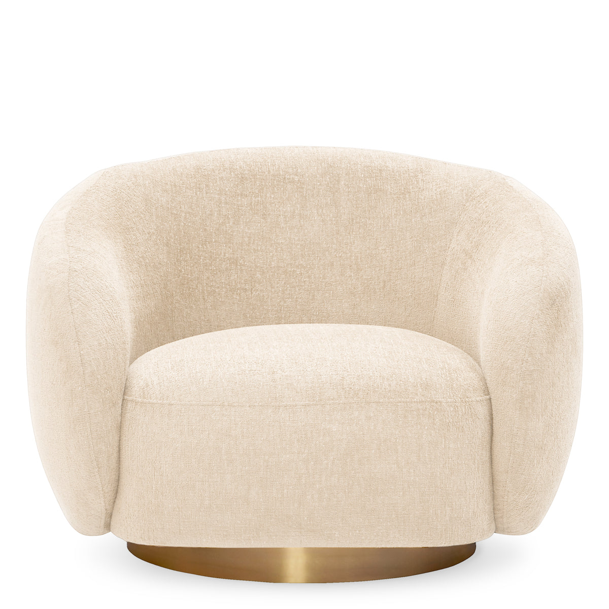 Upholstered Lounge Swivel Chair Brice | C | Eichholtzmh.com