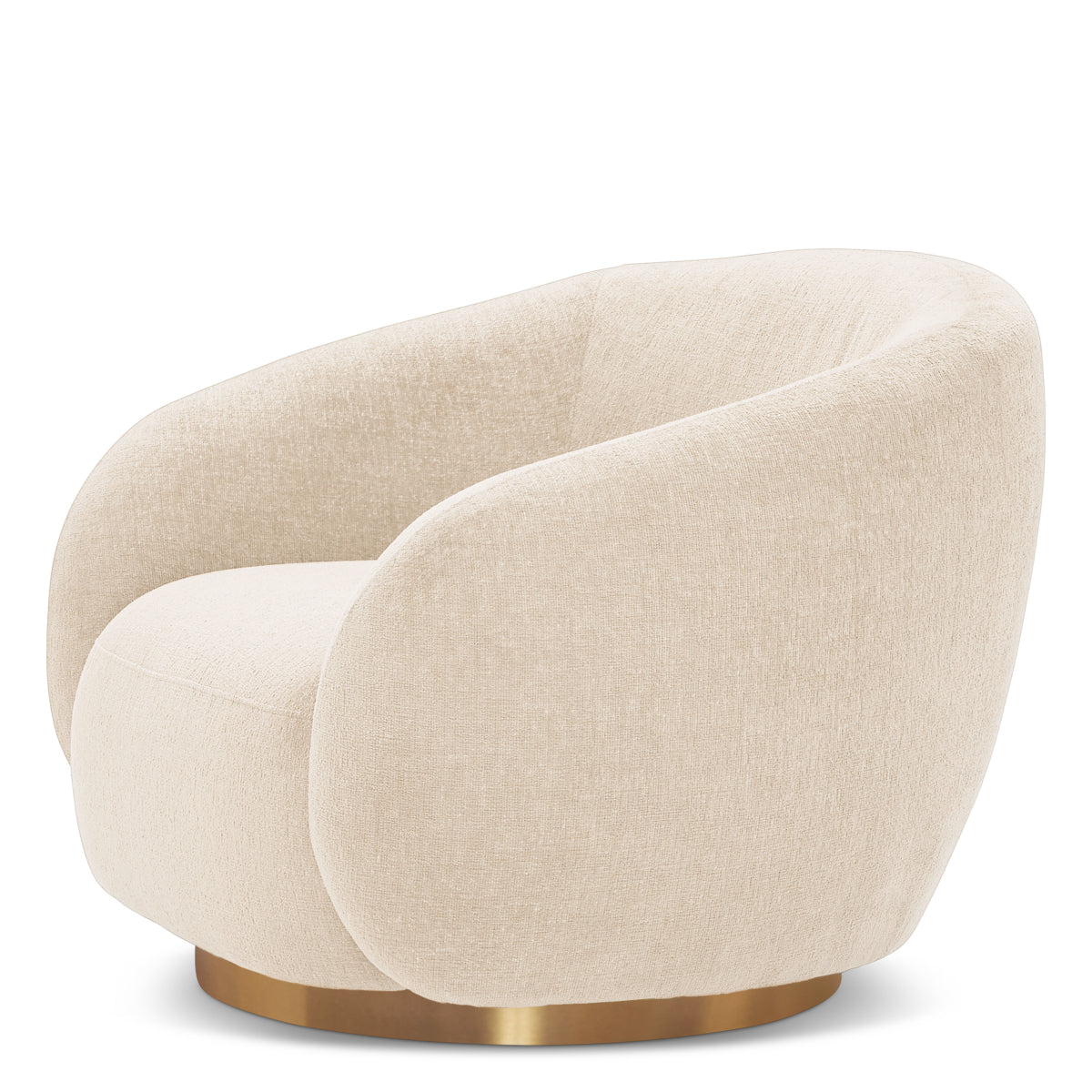 Upholstered Lounge Swivel Chair Brice | C | Eichholtzmh.com