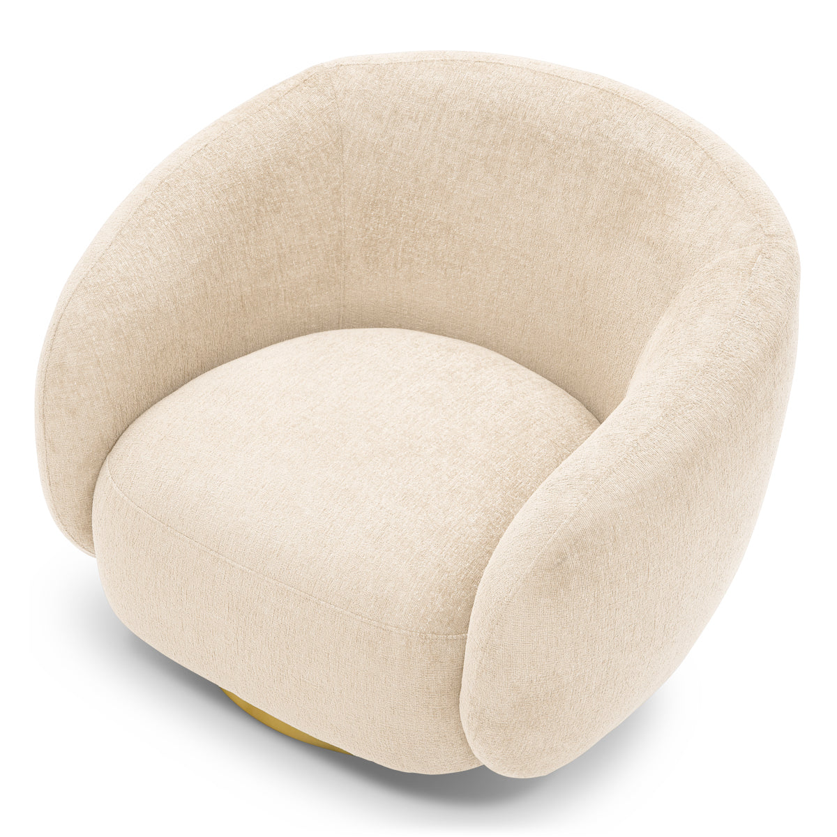 Upholstered Lounge Swivel Chair Brice | C | Eichholtzmh.com
