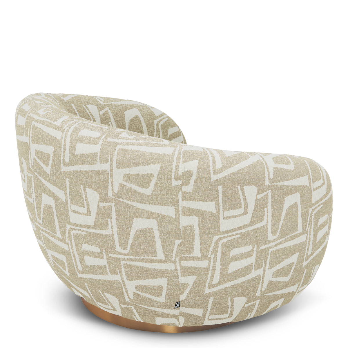 Upholstered Lounge Swivel Chair Brice | B | Eichholtzmh.com