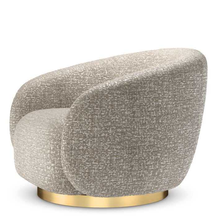 Swivel Chair Brice montclair silver