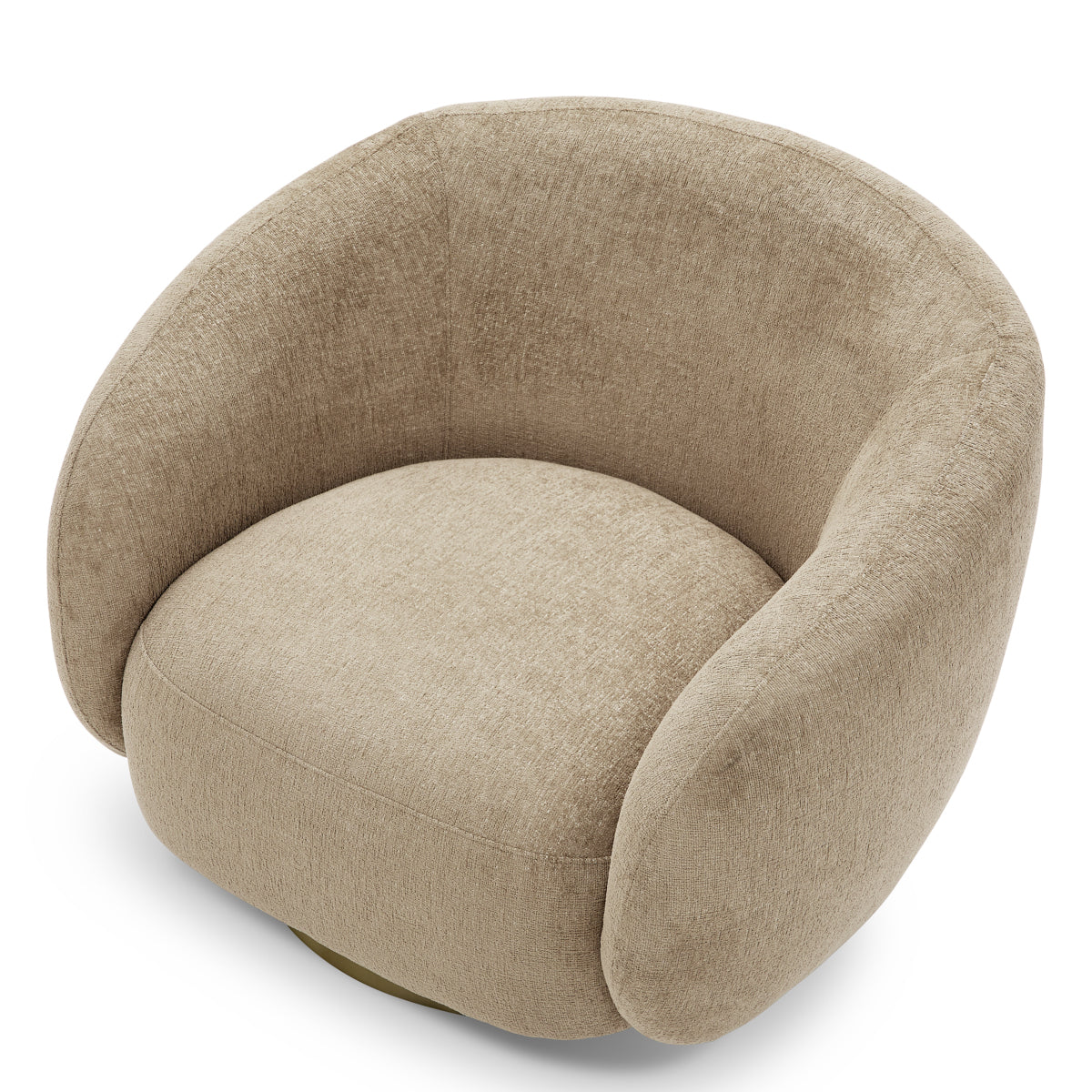 Upholstered Lounge Swivel Chair Brice | A | Eichholtzmh.com