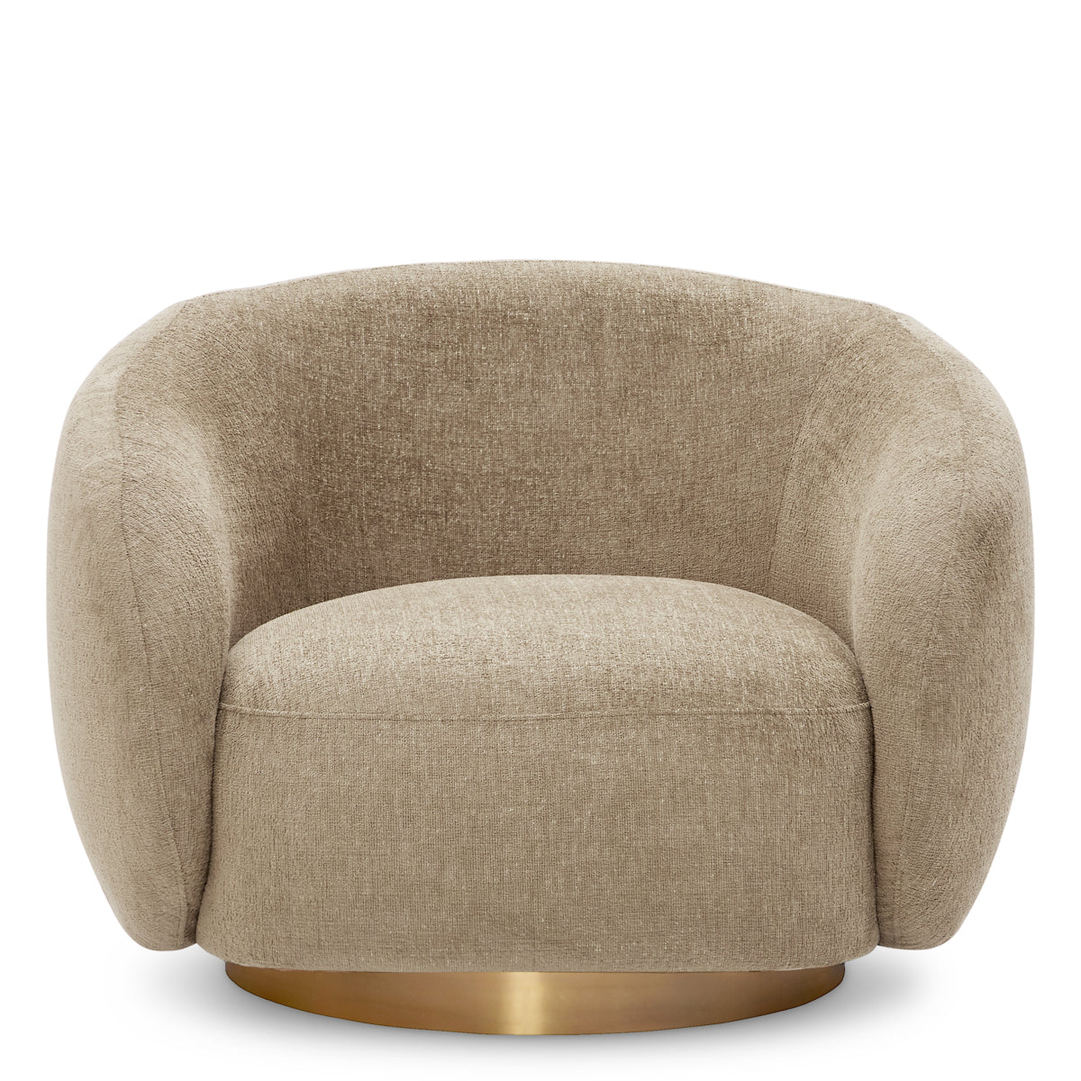 Upholstered Lounge Swivel Chair Brice | A | Eichholtzmh.com