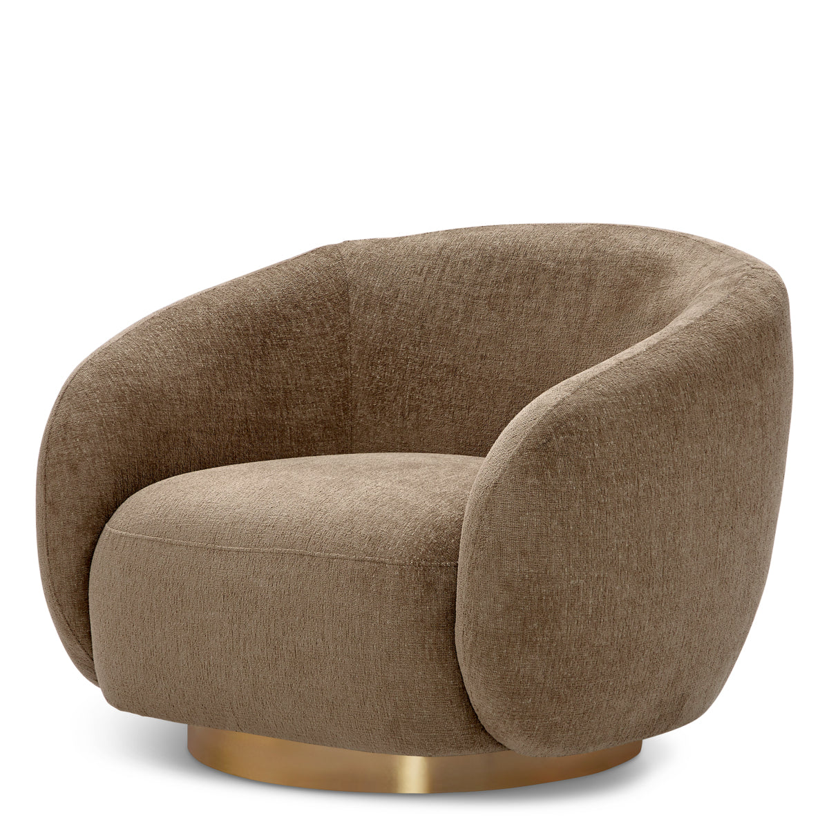 Upholstered Lounge Swivel Chair Brice | C | Eichholtzmh.com