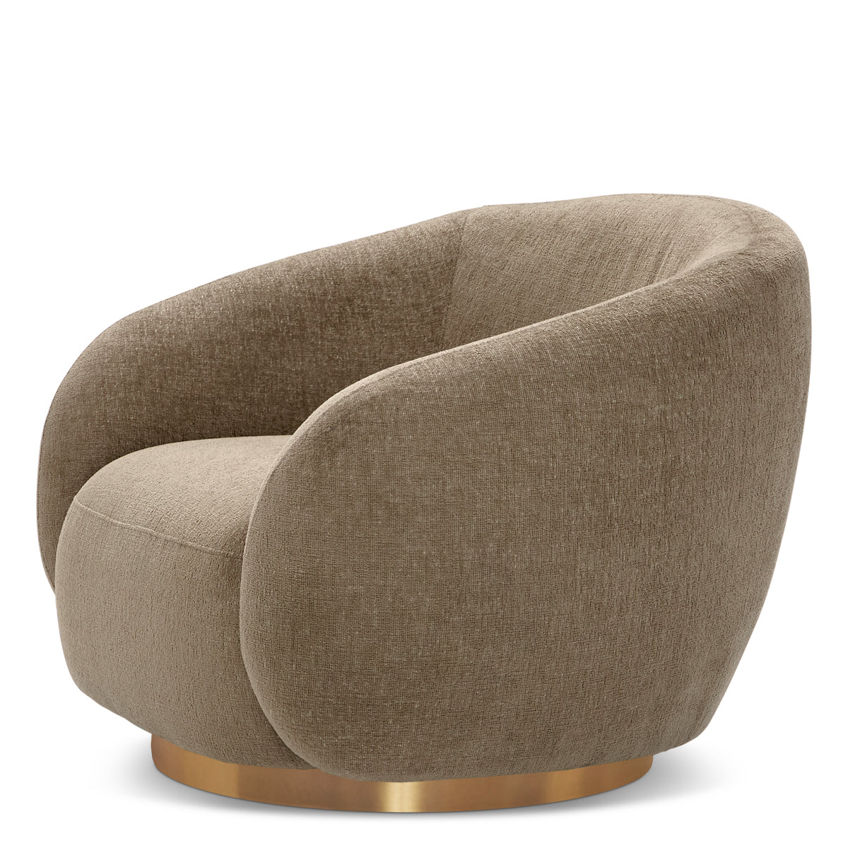 Upholstered Lounge Swivel Chair Brice | C | Eichholtzmh.com