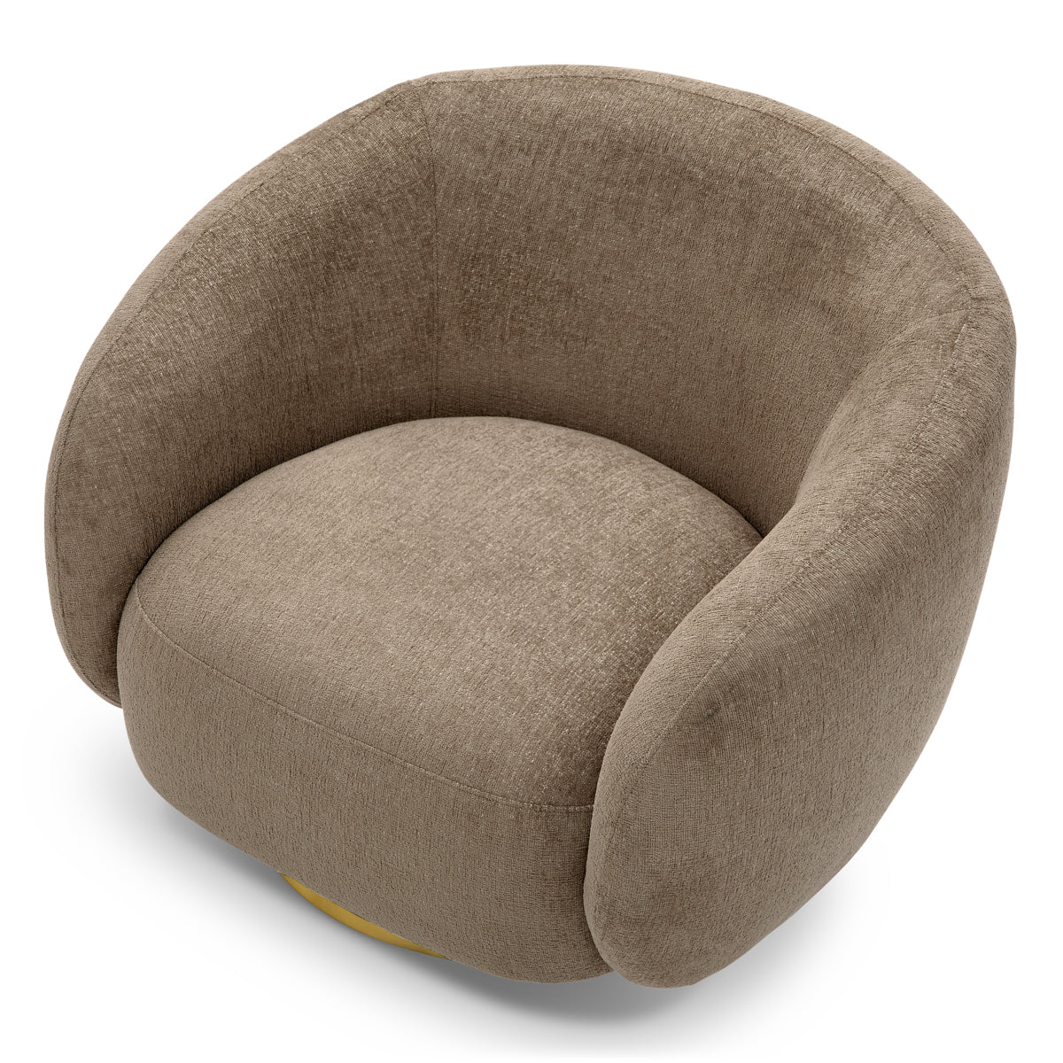 Upholstered Lounge Swivel Chair Brice | C | Eichholtzmh.com
