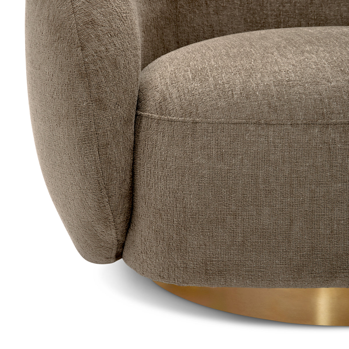 Upholstered Lounge Swivel Chair Brice | C | Eichholtzmh.com