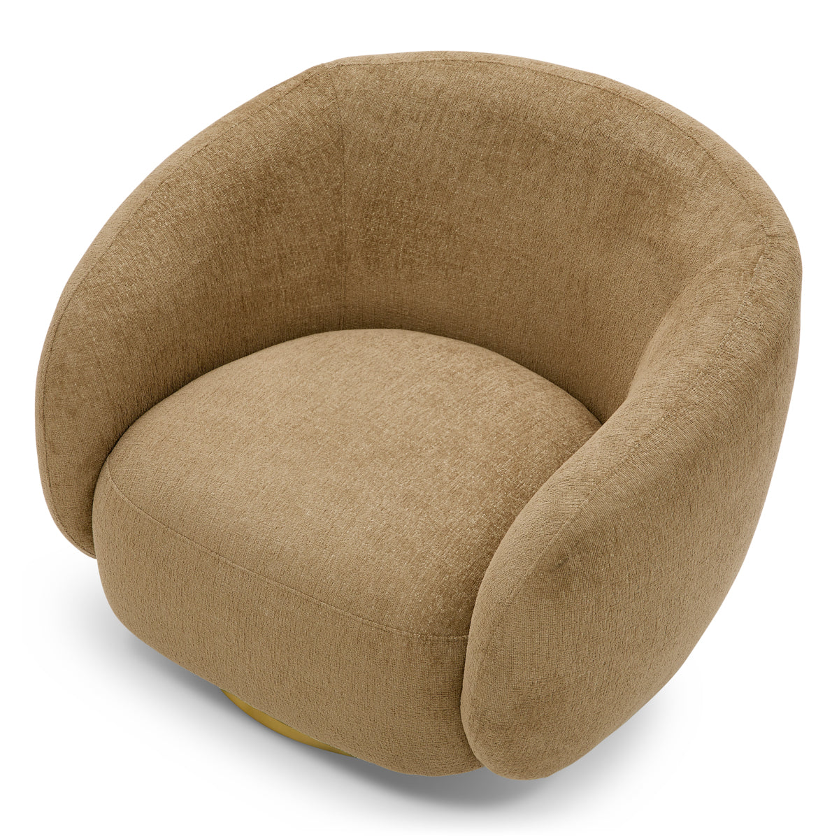 Upholstered Lounge Swivel Chair Brice | C | Eichholtzmh.com