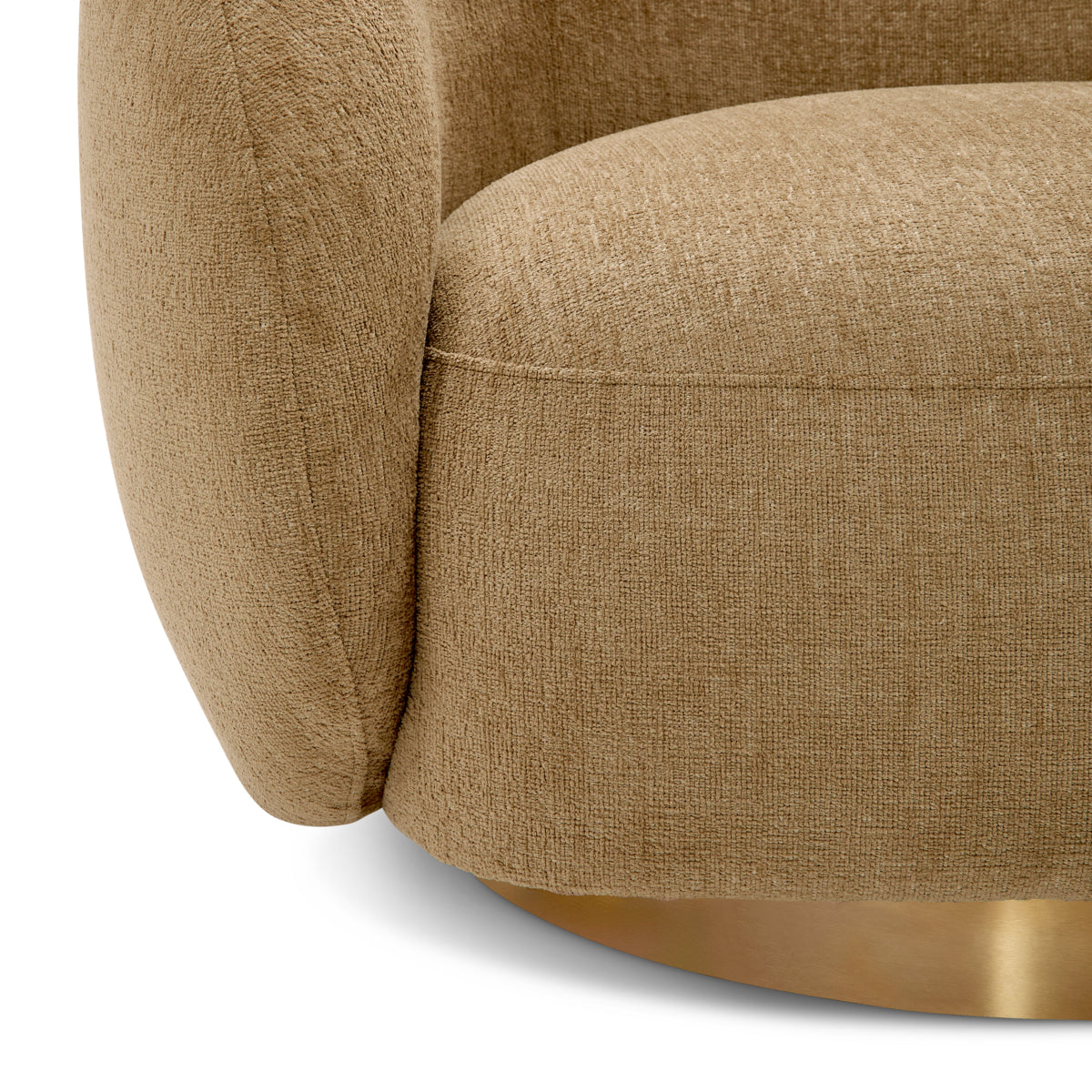 Upholstered Lounge Swivel Chair Brice | C | Eichholtzmh.com