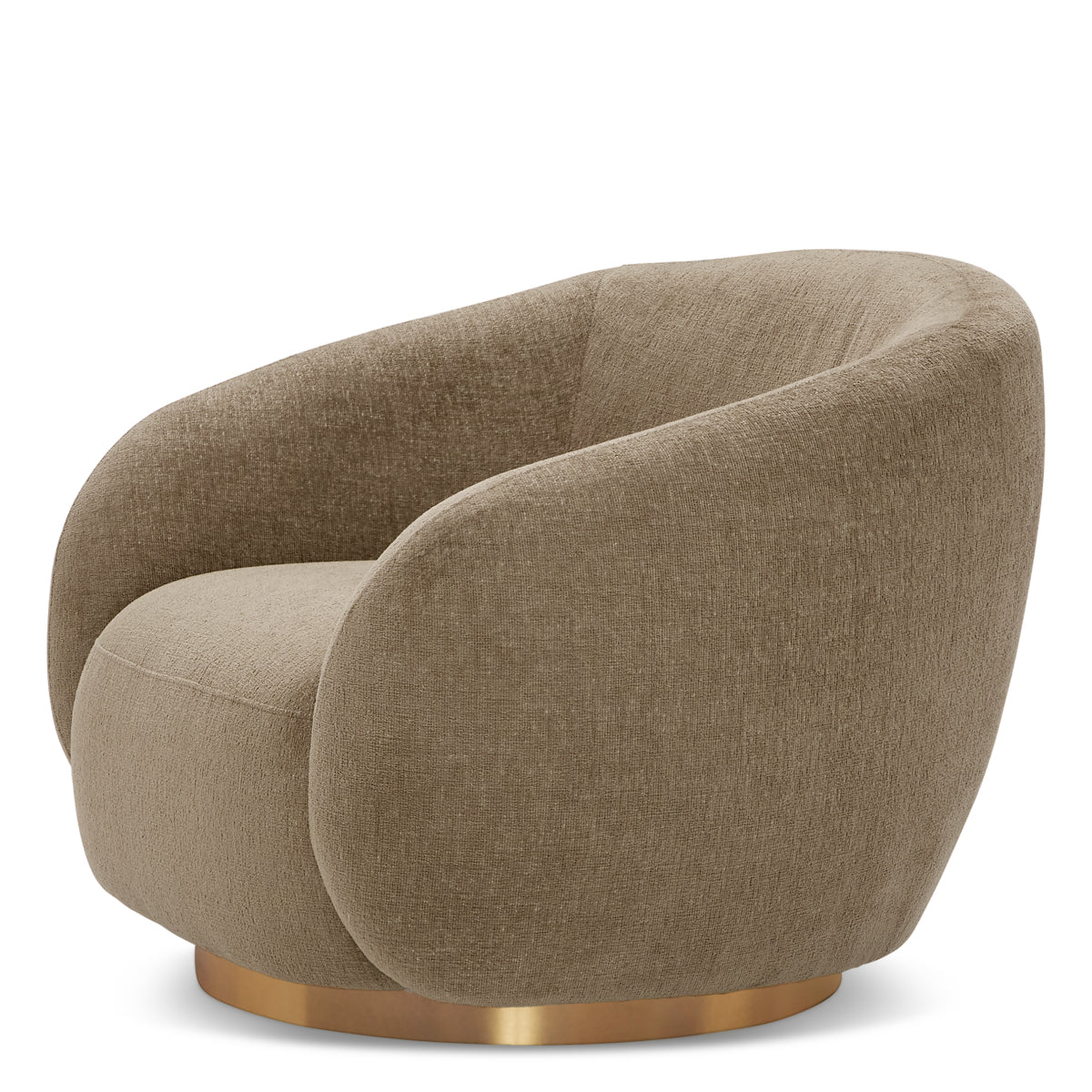 Upholstered Lounge Swivel Chair Brice | C | Eichholtzmh.com