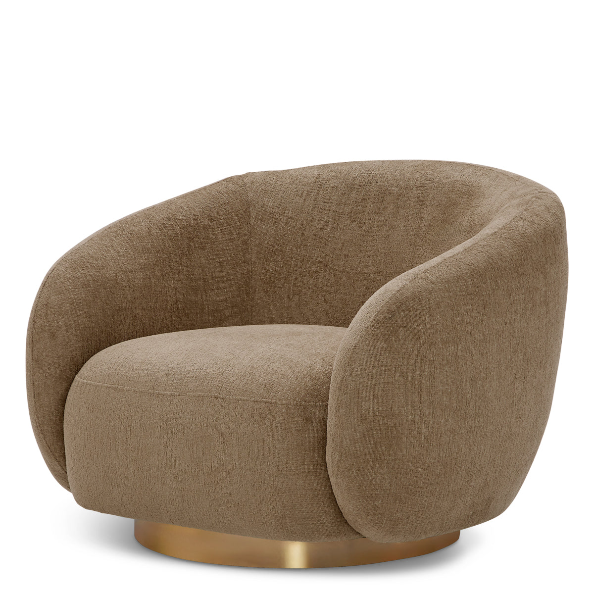 Upholstered Lounge Swivel Chair Brice | C | Eichholtzmh.com