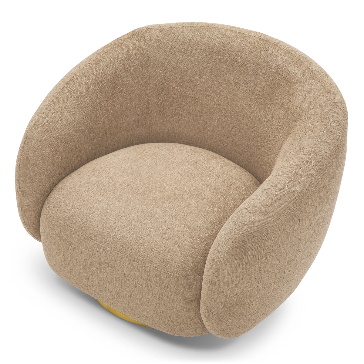 Upholstered Lounge Swivel Chair Brice | C | Eichholtzmh.com