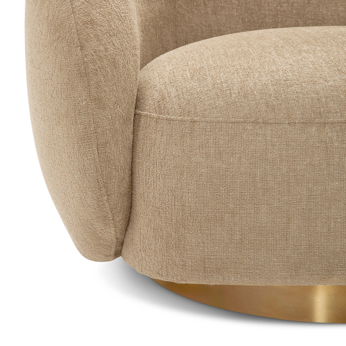Upholstered Lounge Swivel Chair Brice | C | Eichholtzmh.com