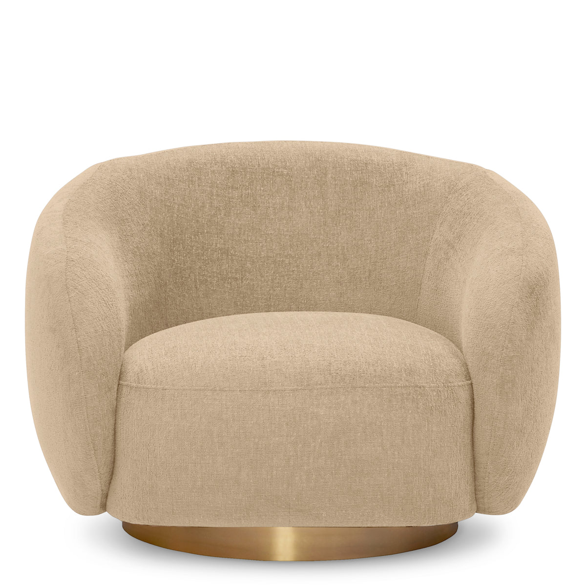 Upholstered Lounge Swivel Chair Brice | C | Eichholtzmh.com