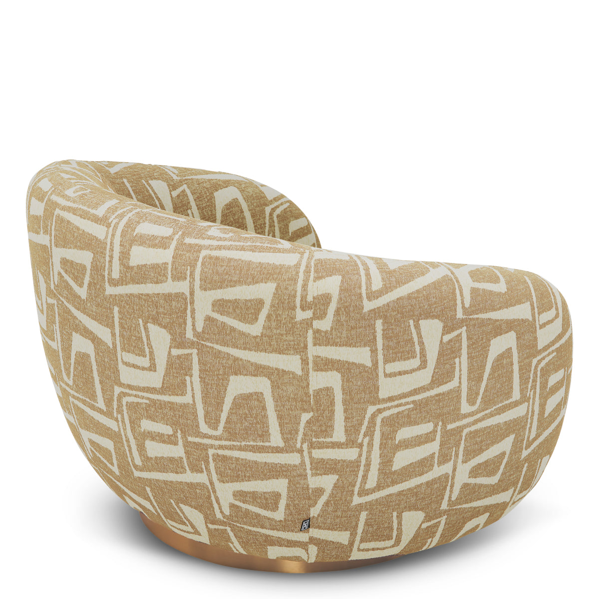 Upholstered Lounge Swivel Chair Brice | B | Eichholtzmh.com