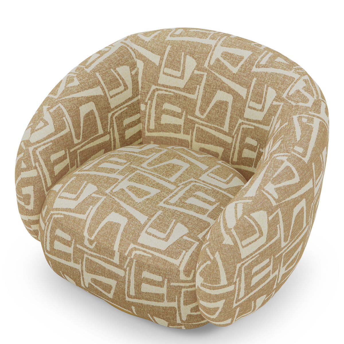 Upholstered Lounge Swivel Chair Brice | B | Eichholtzmh.com