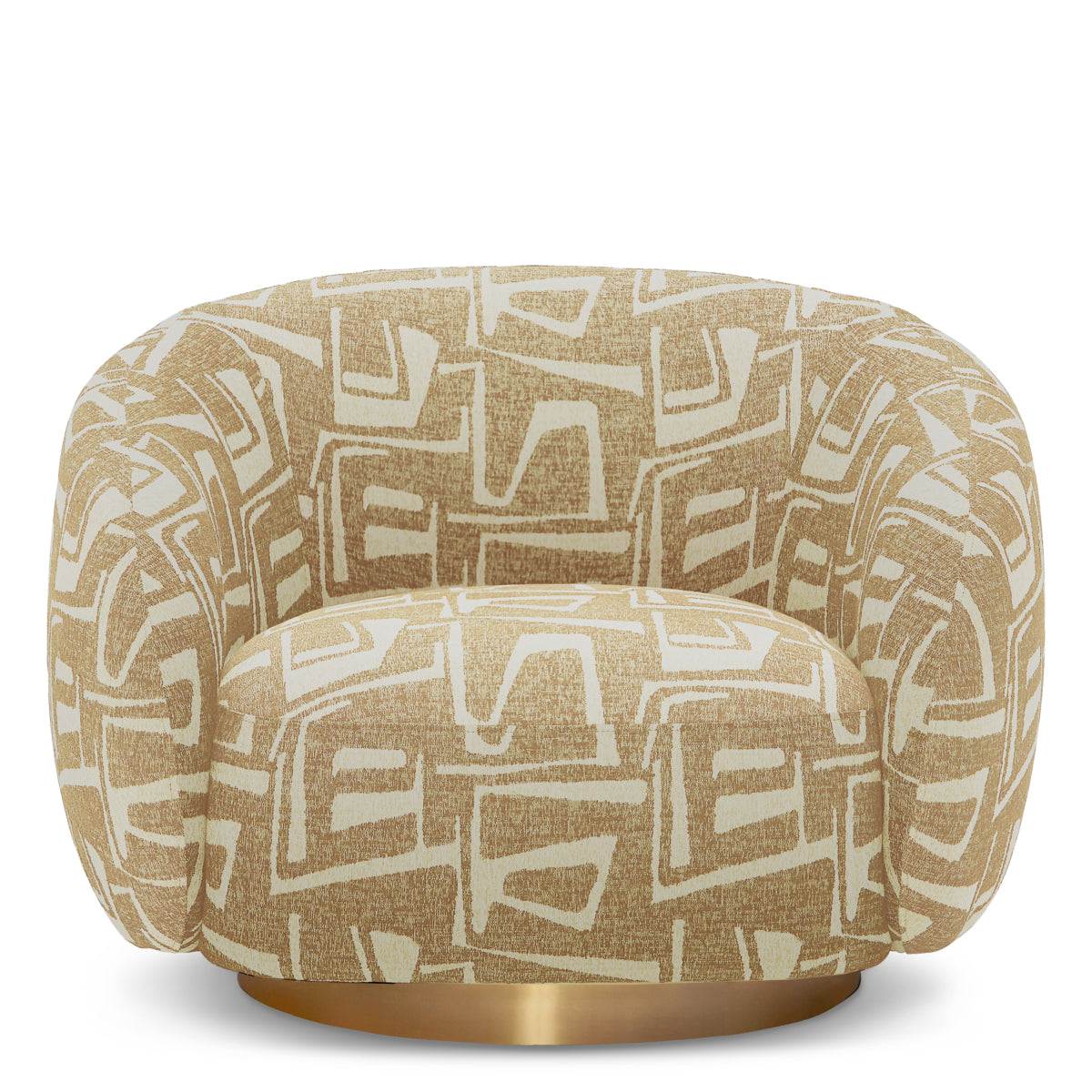 Upholstered Lounge Swivel Chair Brice | B | Eichholtzmh.com