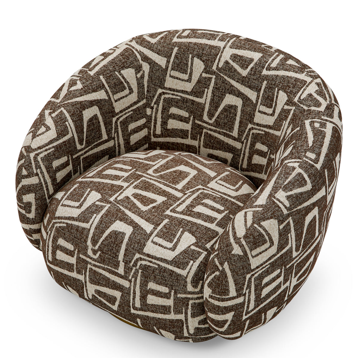 Upholstered Lounge Swivel Chair Brice | B | Eichholtzmh.com