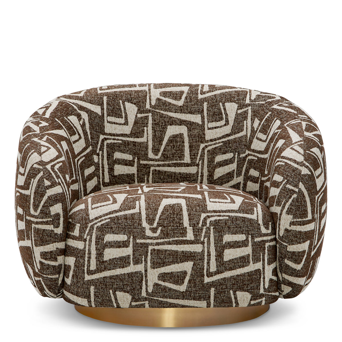 Upholstered Lounge Swivel Chair Brice | B | Eichholtzmh.com