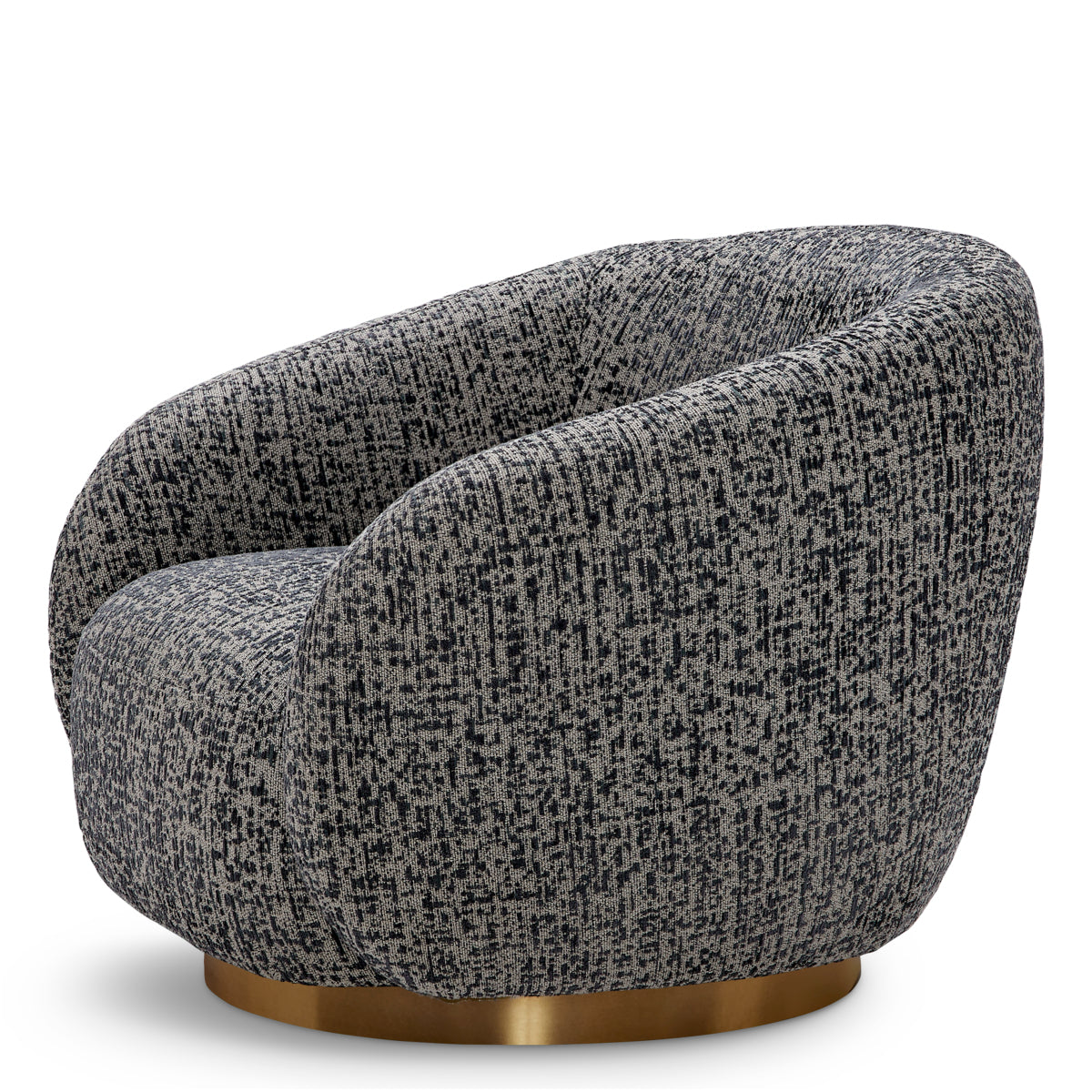 Upholstered Lounge Swivel Chair Brice | D | Eichholtzmh.com