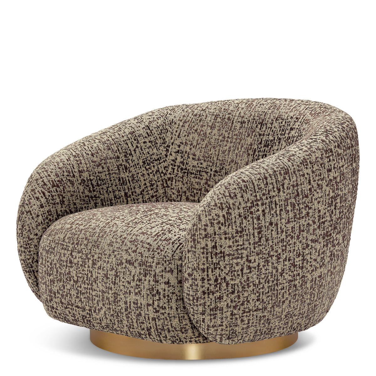 Upholstered Lounge Swivel Chair Brice | D | Eichholtzmh.com