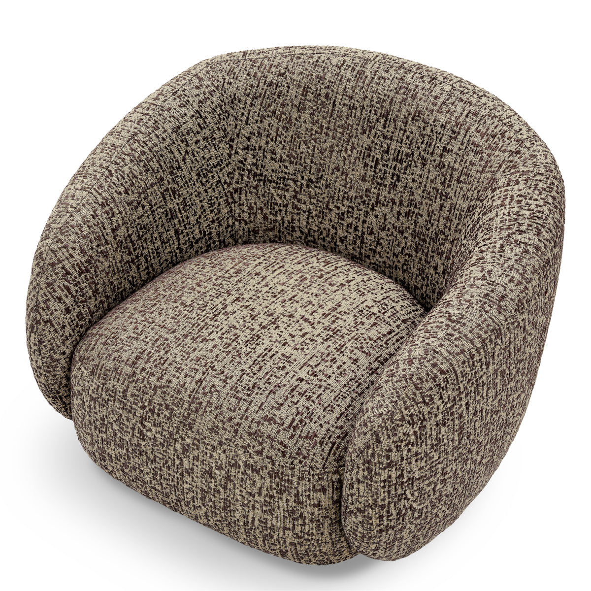 Upholstered Lounge Swivel Chair Brice | D | Eichholtzmh.com