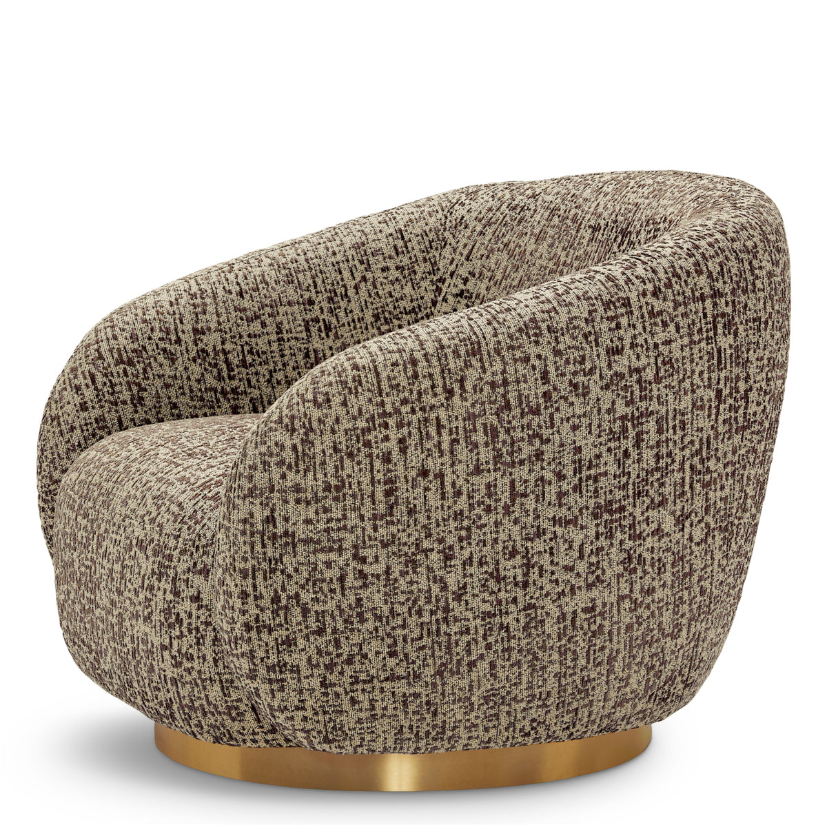 Upholstered Lounge Swivel Chair Brice | D | Eichholtzmh.com