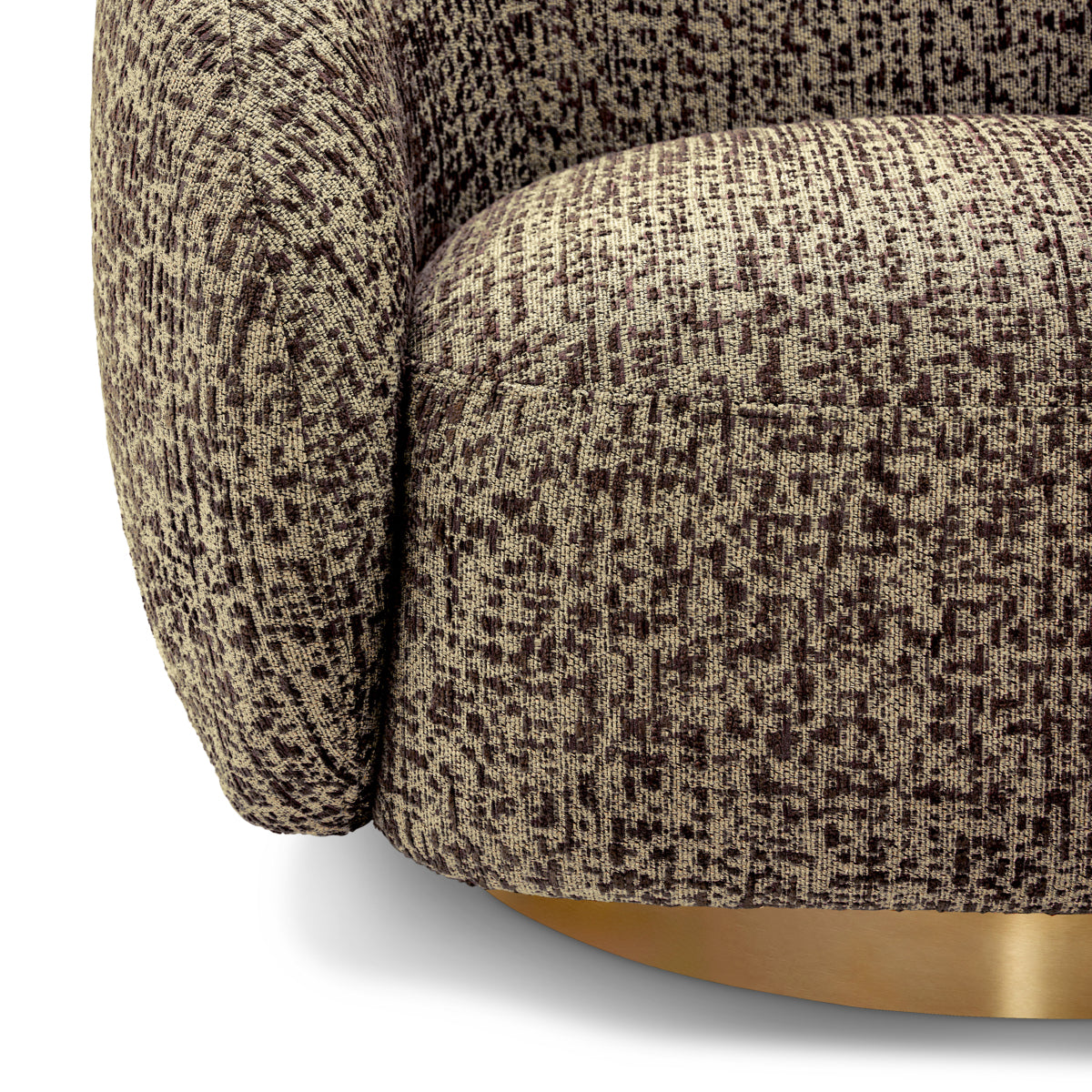Upholstered Lounge Swivel Chair Brice | D | Eichholtzmh.com
