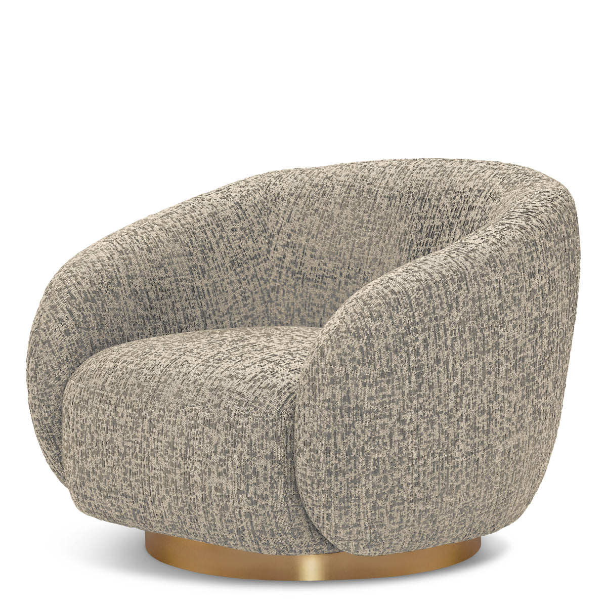 Upholstered Lounge Swivel Chair Brice | D | Eichholtzmh.com
