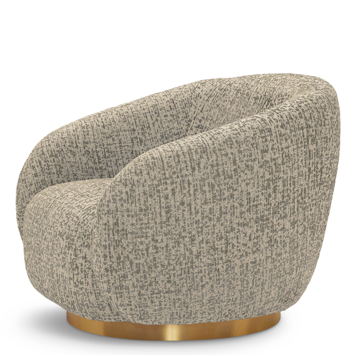 Upholstered Lounge Swivel Chair Brice | D | Eichholtzmh.com
