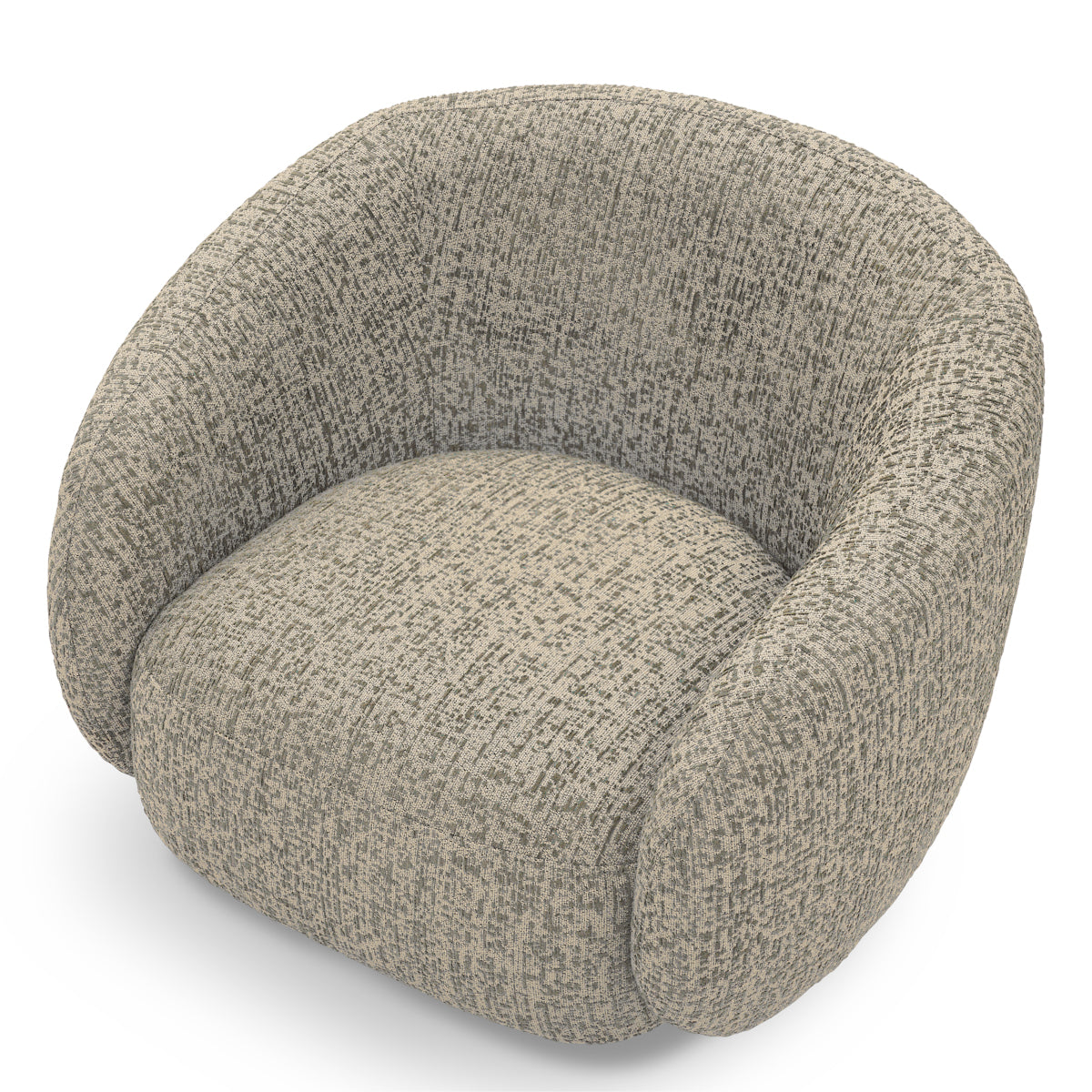 Upholstered Lounge Swivel Chair Brice | D | Eichholtzmh.com