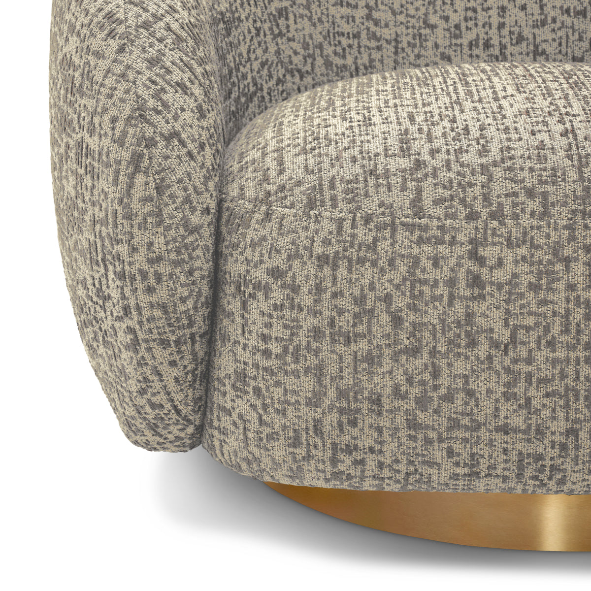 Upholstered Lounge Swivel Chair Brice | D | Eichholtzmh.com
