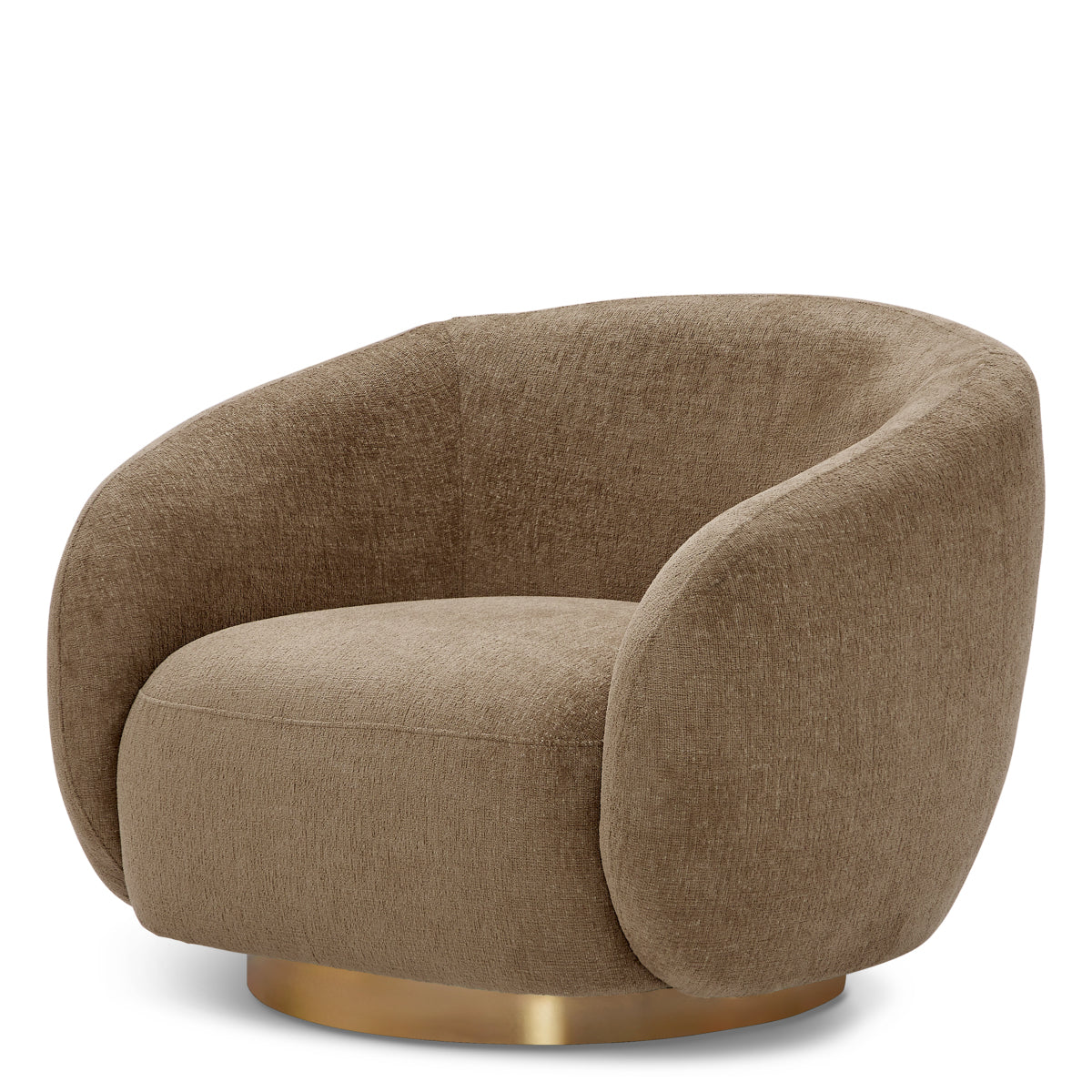 Upholstered Lounge Swivel Chair Brice | A | Eichholtzmh.com